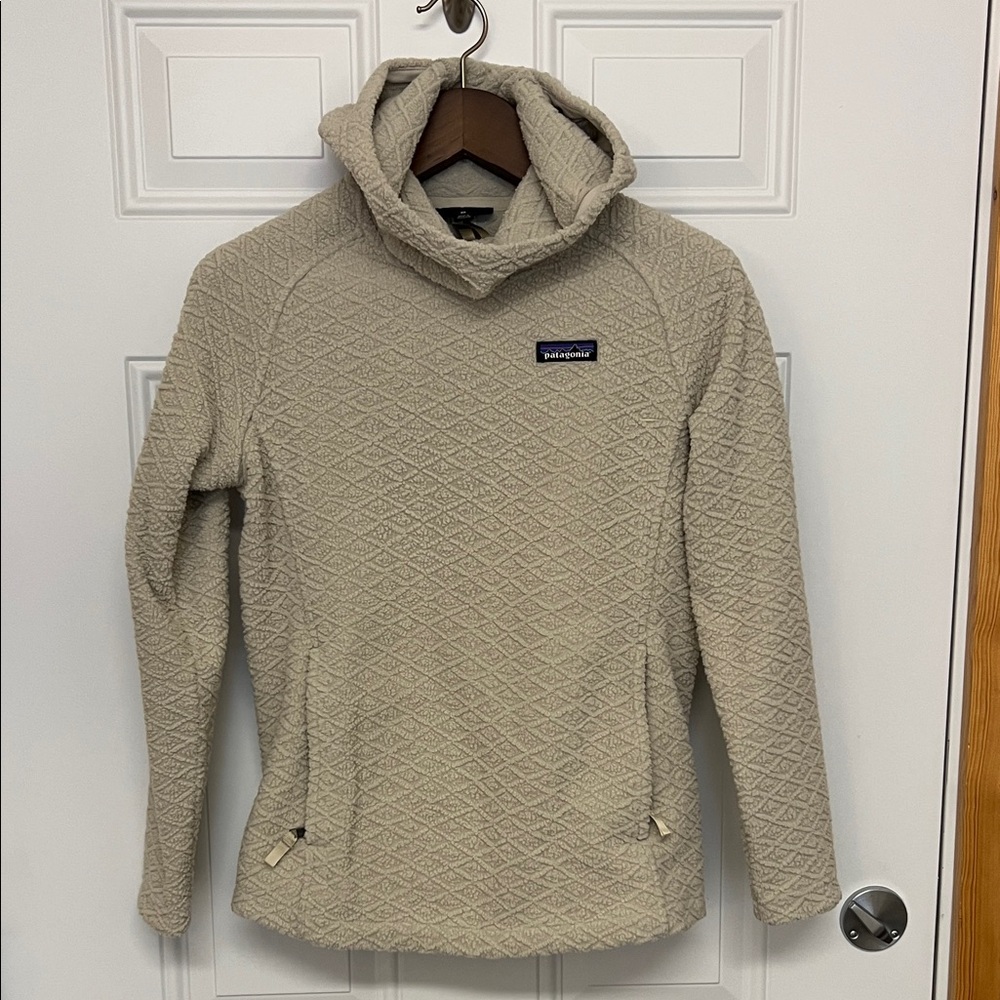 Patagonia Women's Textured Cowl Neck Sweater - Cream